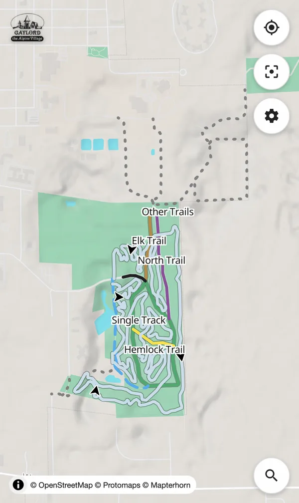 Map of Aspen Park