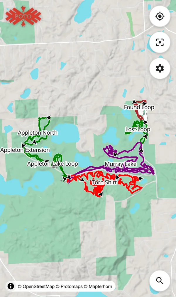 Map of Brighton Recreation Area