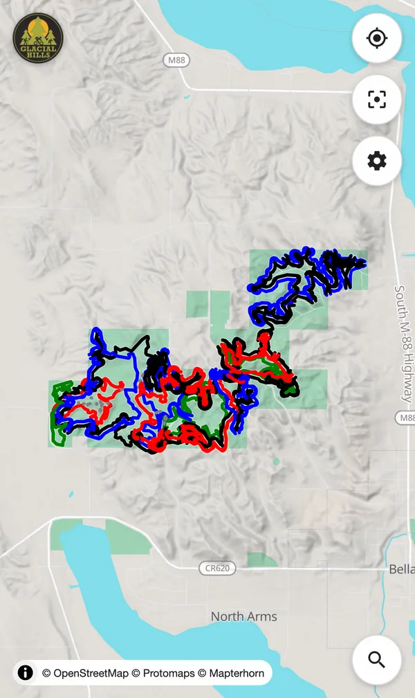 Screenshot of Glacial Hills map