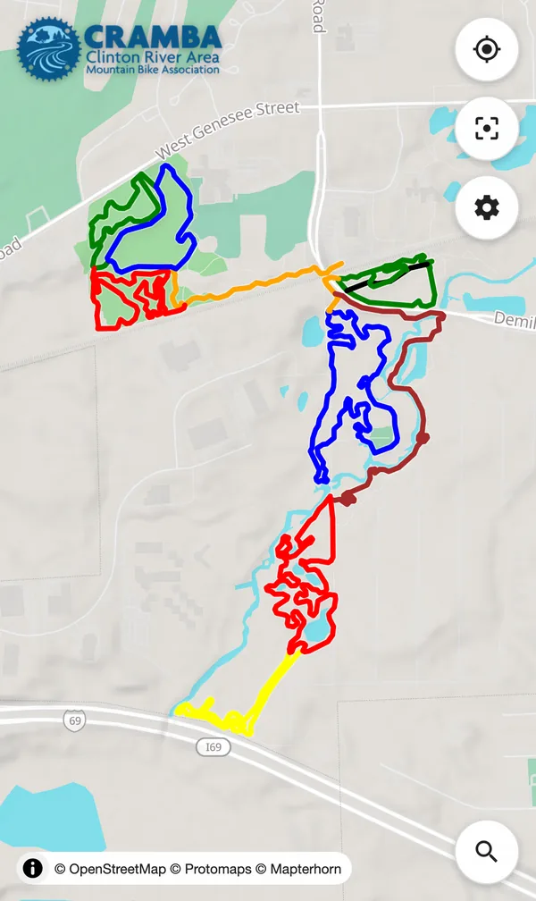 Map of Oakdale Trails
