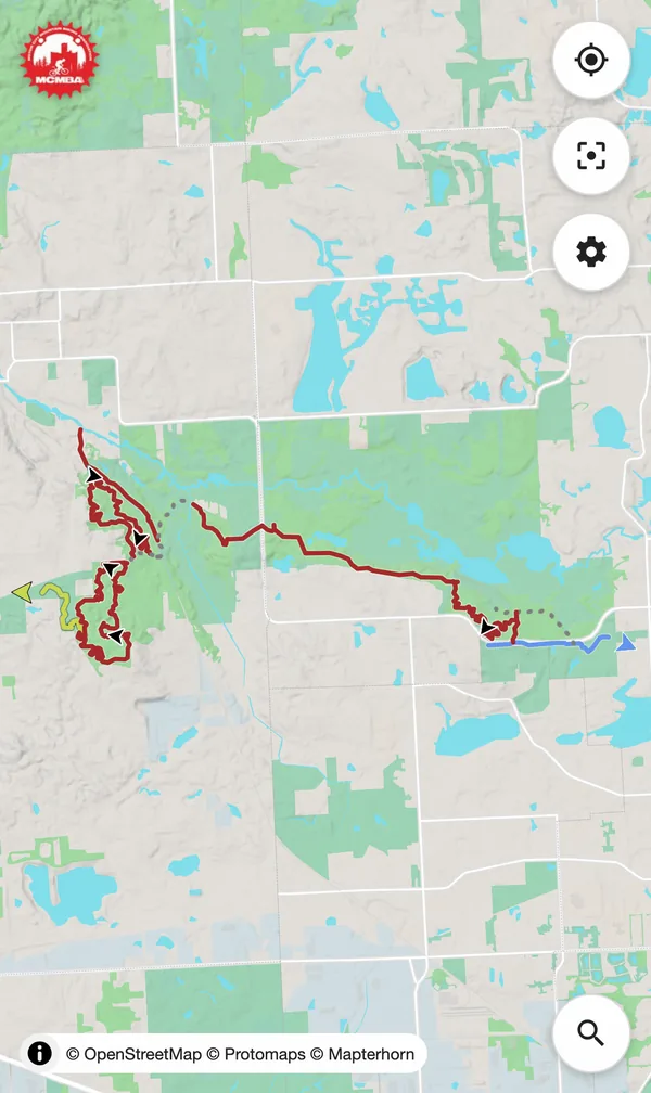 Map of Proud Lake Recreation Area